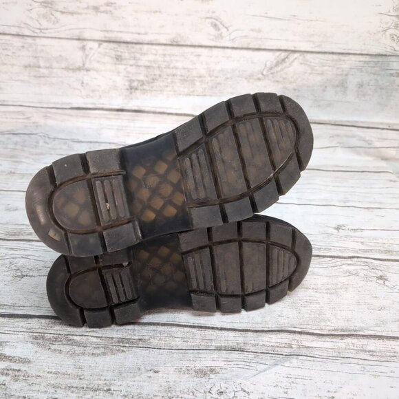 Dr Martens Embury Black Leather Slip On Chelsea Boots Women 9 Men 8 - Picture 7 of 8